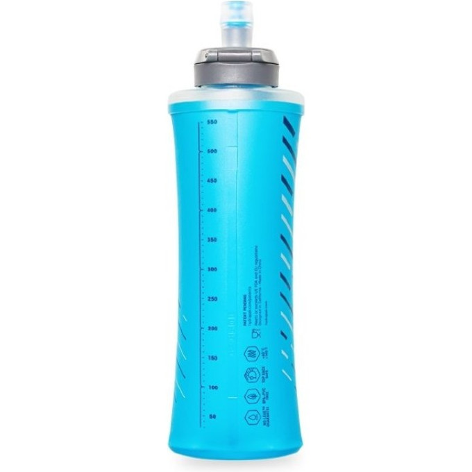 Мягкая бутылка для воды HYDRAPAK ULTRAFLASK SPEED с трубкой 0,6L голубая